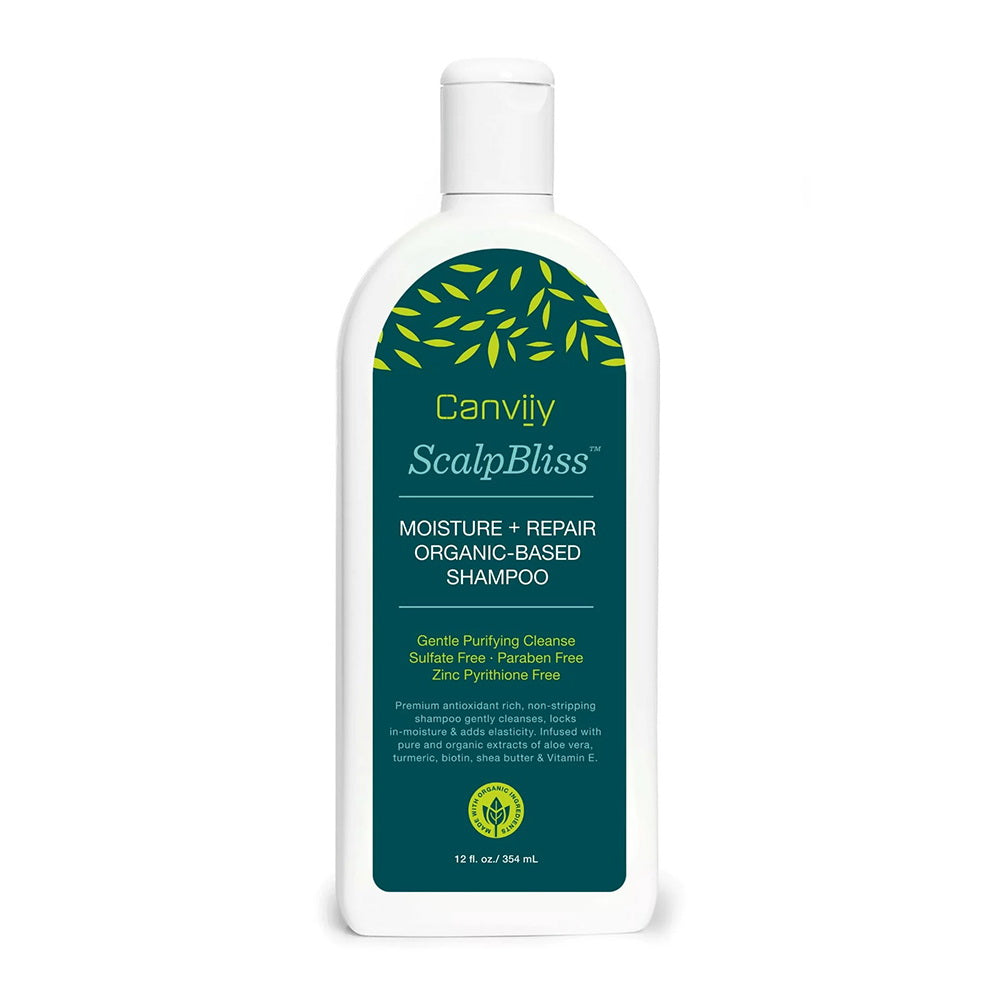 Canviiy Scalp Bliss Moisture and Repair Organic Based Daily Shampoo, 12 Oz